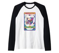 Mentally Ill But Totally Chill Skull Butterfly Raglan Baseball Tee