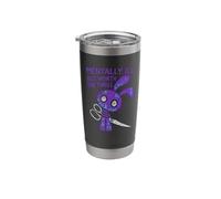 Mentally Ill But Worth The Thrill, Emo Goth Scissors Bunny Stainless Steel Insulated Tumbler