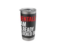 Mentally I'm Already Clocked Out Office Worker Employee Stainless Steel Insulated Tumbler