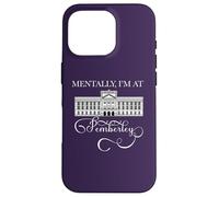 MENTALLY I'M AT PEMBERLEY Jane Austen Pride & Prejudice Meme Case for iPhone 16 Pro