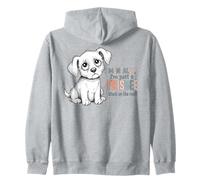 Mentally I'm Just a Frisbee Stuck on the Roof Zip Hoodie