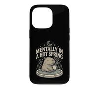Mentally In A Hot Spring Capybara Coffee Case for iPhone 13 Pro