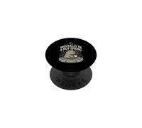 Mentally In A Hot Spring Capybara Coffee PopSockets Adhesive PopGrip