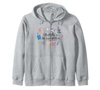 Mentally In The Love Hypothesis, Cozy Romance Book Lover Zip Hoodie