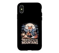 Mentally In The Mountains Cozy Fox Camp Case for iPhone X/XS