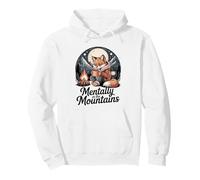Mentally In The Mountains Cozy Fox Camp Pullover Hoodie
