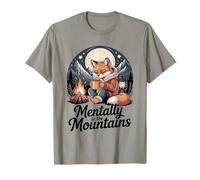 Mentally in The Mountains Cozy Fox Camp T-Shirt