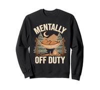 Mentally Off Duty Camping Bear Sweatshirt