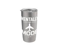 Mentally Offline - Peace Design Stainless Steel Insulated Tumbler