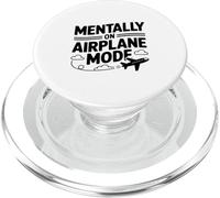 Mentally on Airplane Mode Chill Vibes PopSockets PopGrip for MagSafe