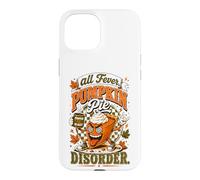 Mentally Stable Never Pumpkin Pie Always Retro Fall Case for iPhone 15