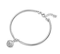 MENTAM Fashion Cuff Bangle,Traditional retro bracelet, 925 Sterling Silver Bead Bracelet Infinity Love Heart Ladies Adjustable Friendship Jewellery Gifts for Women
