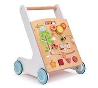Mentari Bambino Activity Walker - Wooden Toy Push Along Activity Centre for Toddlers