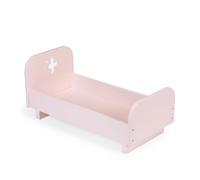 Mentari Wooden Baby Doll Cot - Imaginative Play Toy Furniture Accessory For Children Ages 3+