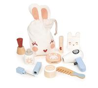 Mentari Wooden Toy Bunny Make Up Set - Pretend Play Vanity Set For Children Ages 3+