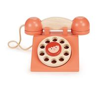 Mentari Wooden Toy Ring Ring Telephone - Pretend Play With Children Ages 2+