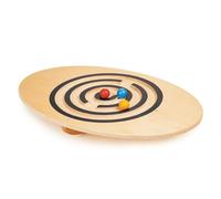 Mentari Wooden Wobble Board - Stand On Balancing Game For Children