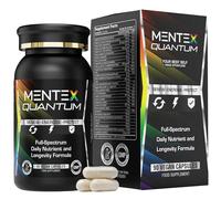 Mentex® Quantum NAD Supplements Multivitamin - Comprehensive Vitamins & Chelated Minerals with Nicotinamide Riboside, Spermidine, Ubiquinol CoQ10, Broccoli Seed Extract, Quercetin | 30 Day Supply