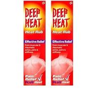 Mentholatum 3 PAIN RELIEF PLUS Deep Heat Rubs 35g (Pack of 2)