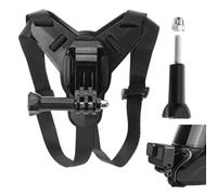 Mento Motorcycle Helmet Mount for Gopro Hero 13/12/11/10/9/8/7/6/5, Osmo Action, Insta360 Ace Pro/2 x5 x4 x3, Session, SJCAM Motorcycle Helmet Mento Mount with Mount Adapter Screw, Non-Slip Silicone
