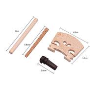 Mentonnière pour Violon 4/4, Améliore la qualité du Son et L'apparence pour une Meilleure Expérience de Jeu, Excellent Kit D'accessoires pour Violon