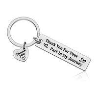 Mentor Gift Boss Counselor Thank You Gift Thank You for Your Part In My Journey Keyring Coworker Appreciation Leaving Gifts Goodbye Farewell Gifts Retirement Jewelry for Teacher Guidance Counselor