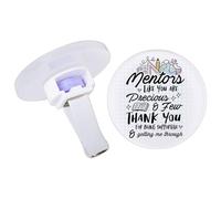Mentors Like You Are Precious and Few, Best Mentor Gift, Air Vent Clip, Air Freshener Clips Interior Car Accessories Decoration. (Round, One Size)
