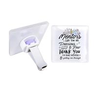 Mentors Like You Are Precious and Few, Best Mentor Gift, Air Vent Clip, Air Freshener Clips Interior Car Accessories Decoration. (Square, One Size)