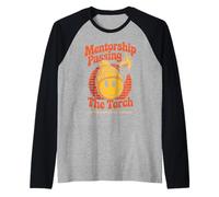 Mentorship: Passing The Torch Best Mentor Teacher Raglan Baseball Tee