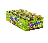 MENTOS Apple Sugar Free Sour Gum Bottle 10 x 30g