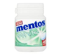 Mentos Chewing Gum | Mentos Gum White Green Mint Bottle | Pack of 6 | Mentos Sugar Free Gum