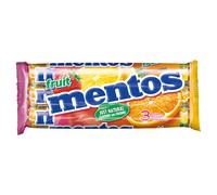 Mentos Chewy Dragees Fruit 3 Pack 114g (8 Pack)