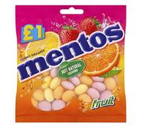 Mentos Chewy Dragees Fruit - Pack of 12 x 135G
