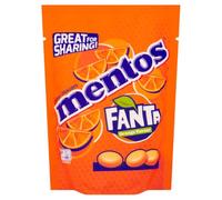 Mentos Fanta Orange Flavour Chewy Dragees 140g