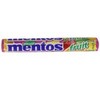 Mentos Fruit Chewy Dragees 38 g (Pack of 40)