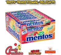 Mentos Fruit Chewy Dragees 40 x 38g Rolls