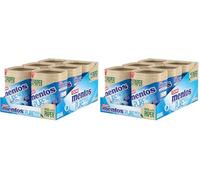 MENTOS GUM - Pure Fresh Chewing Gum - Crisp Outer Shell and Liquid Filled Centre - Fresh Mint - 6 x 50 Pieces (Pack of 2)