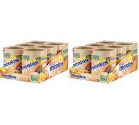 MENTOS GUM - Pure Fresh Chewing Gum - Crisp Outer Shell and Liquid Filled Centre - Tropical - 6 x 50 Pieces (Pack of 2)