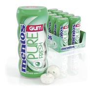 Mentos Gum Pure Fresh Spearmint (Pack of 10)