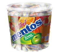Mentos Mini Fruit 120 Rolls Chewy Dragees Fruit Flavor in Can 1260g