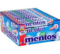 Mentos Mint Chewy Dragees - With A Natural Mint Flavour, 38g Pack Of 40