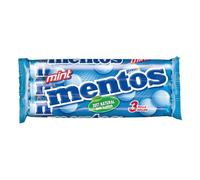 Mentos Mint Flavour Chewy Dragees 3 x 123g Assorted Packs