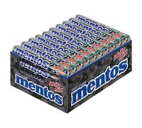Mentos Mint Licorice 38 G, Pack of 40 (40 Roll)