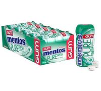 Mentos Pure Fresh Spearmint Chewing Gum, Sugar Free, 10 Pocket Bottles, 10 x 30g, Spearmint