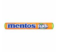 Mentos Soft Chews, Fanta Orange Party Sweets, Suitable for Vegetarians - 40 Rolls