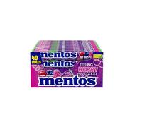 MENTOS - Soft Mints - Crisp Outer Shell and Soft Centre - Feeling Berry Good - 40 Rolls