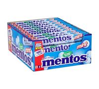 Mentos Soft Mints, Mint Chewy Party Sweets With Natural Colours, Suitable for Vegetarians - 40 Rolls
