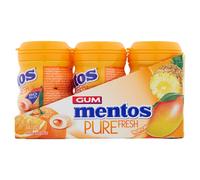 Mentos Sugar Free Chewing Gum, Pure Fresh Tropical Bottle, 50 Gum Pieces Per Bottle (Pack Of 6)