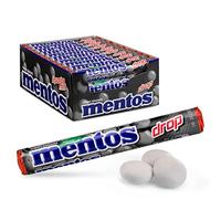 Mentos Sweets | Mentos Licorice (Drop) Rolls | Pack of 40 | Mentos Mints | Mentos Liquorice