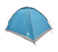 Mentu Camping Tent with Roof Blue 4-Person Polyester and Steel